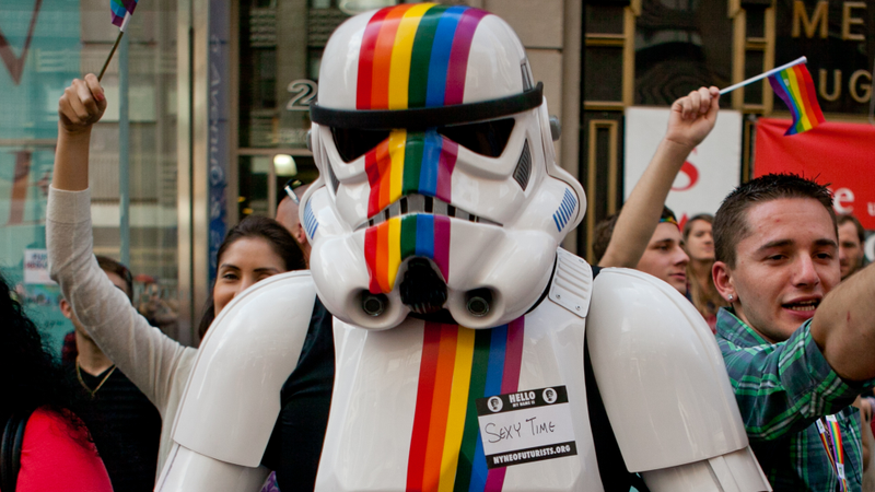 Illustration for article titled NYC Pride Parade Glimmered with the Shine of Marriage Equality